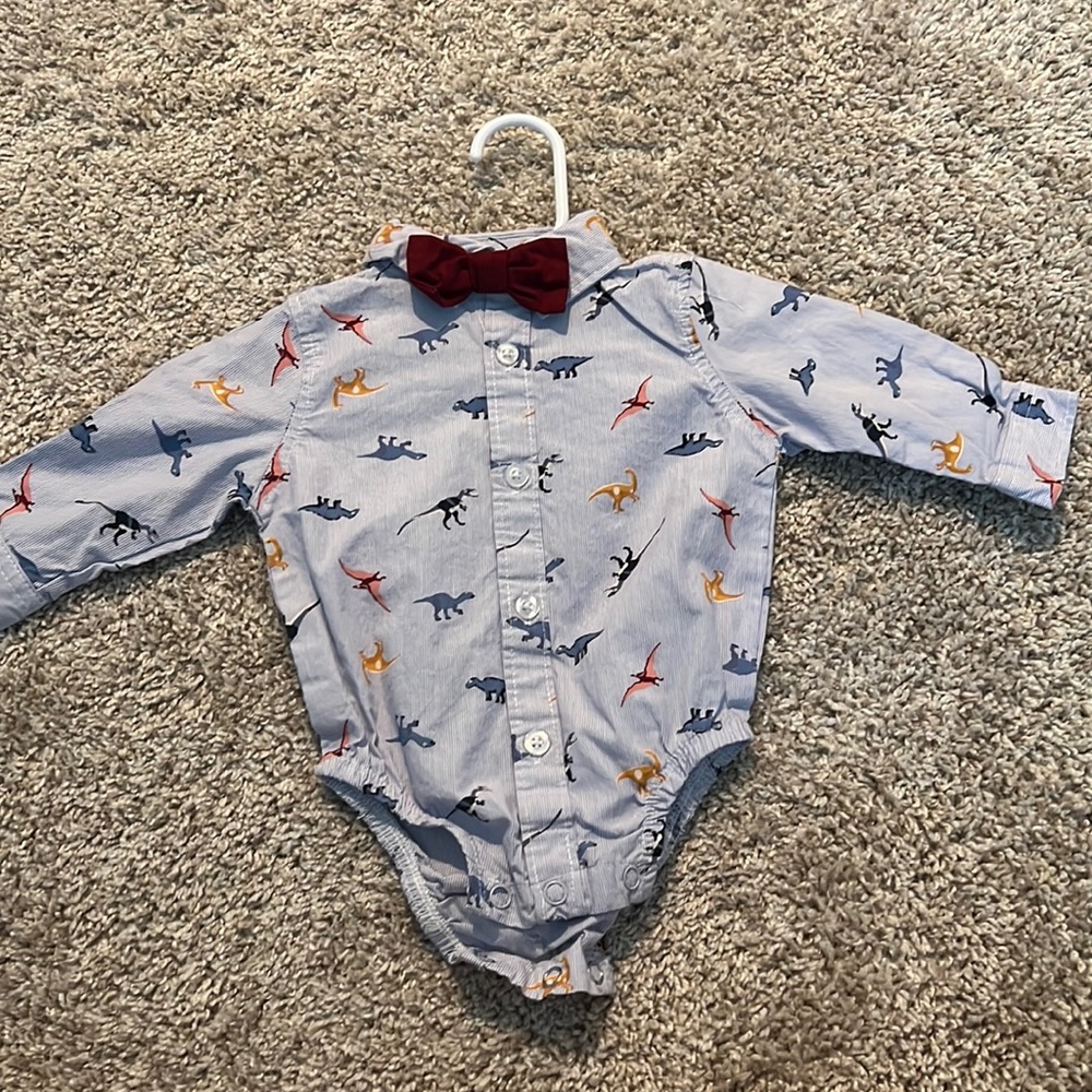 Baby button up onsie
